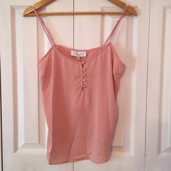 L’ACADEMIE NWT Revolve Button Cami S - Picture 3 of 7